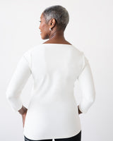 Sabrina Boatneck 3/4 Sleeve Top