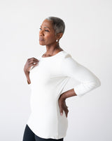 Sabrina Boatneck 3/4 Sleeve Top