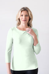 Sabrina Boatneck 3/4 Sleeve Top - SALE