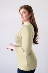Sabrina Boatneck 3/4 Sleeve Top