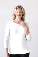 Sabrina Boatneck 3/4 Sleeve Top
