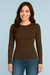 Juliet Jewel Neck Long Sleeve Top Fall 2025 Colors
