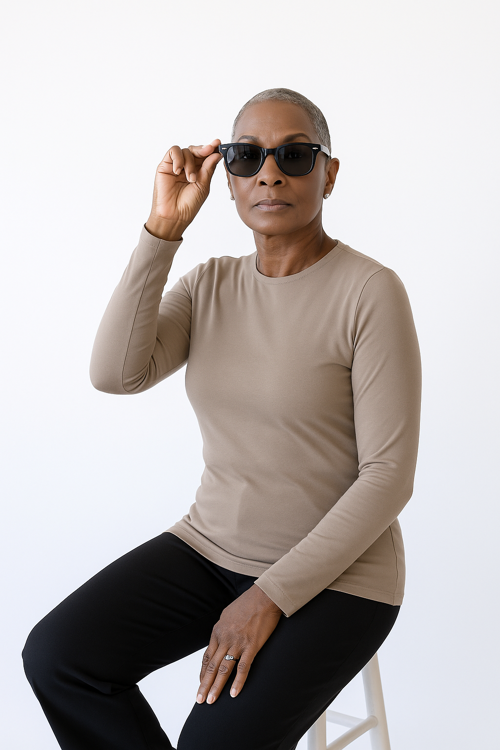 Juliet Jewel Neck Long Sleeve Top - SALE