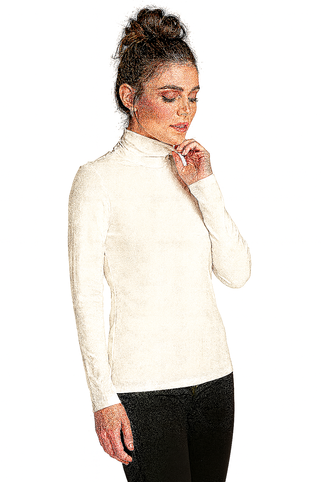 Jackie Turtle Neck Top Basics