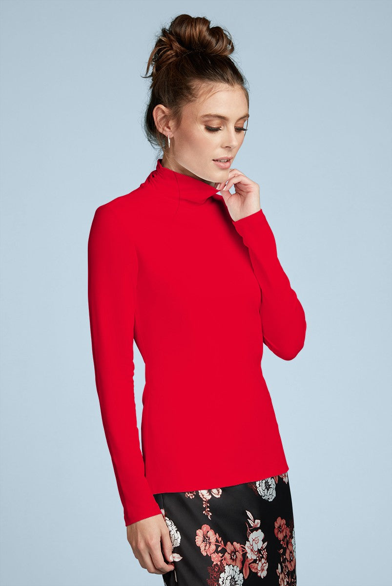 Jackie Turtleneck Long Sleeve Top