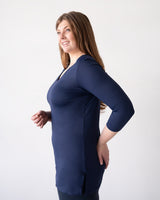Sandra V-Neck 3/4 Sleeve Tunic