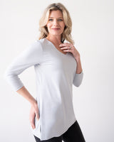 Sandra V-Neck 3/4 Sleeve Tunic