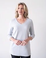Sandra V-Neck 3/4 Sleeve Tunic