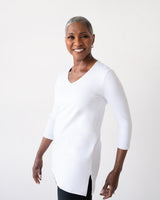 Sandra V-Neck 3/4 Sleeve Tunic