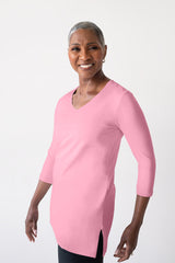 Sandra V-Neck 3/4 Sleeve Tunic