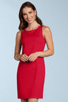 Deena Boatneck Sleeveless Dress