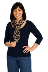 Pamela Scoop Neck 3/4 Sleeve Top NEW STYLE