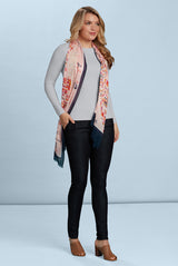 Juliet Jewel Neck Long Sleeve Top