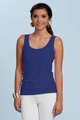Peg Scoop Neck Ruched Hem Tank Top Last Chance