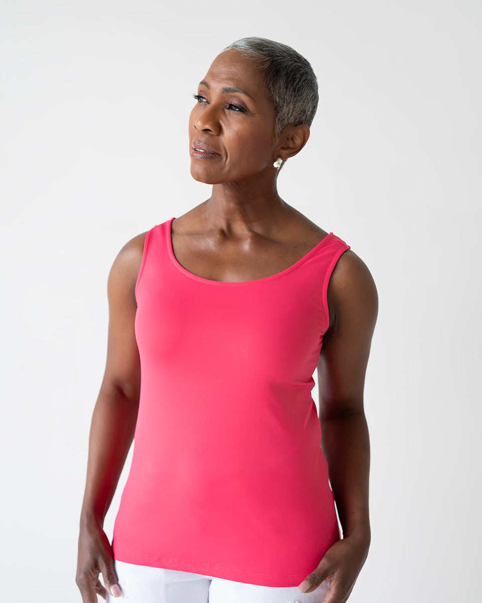 Alexa Scoop Neck Layering Tank Top Last Chance