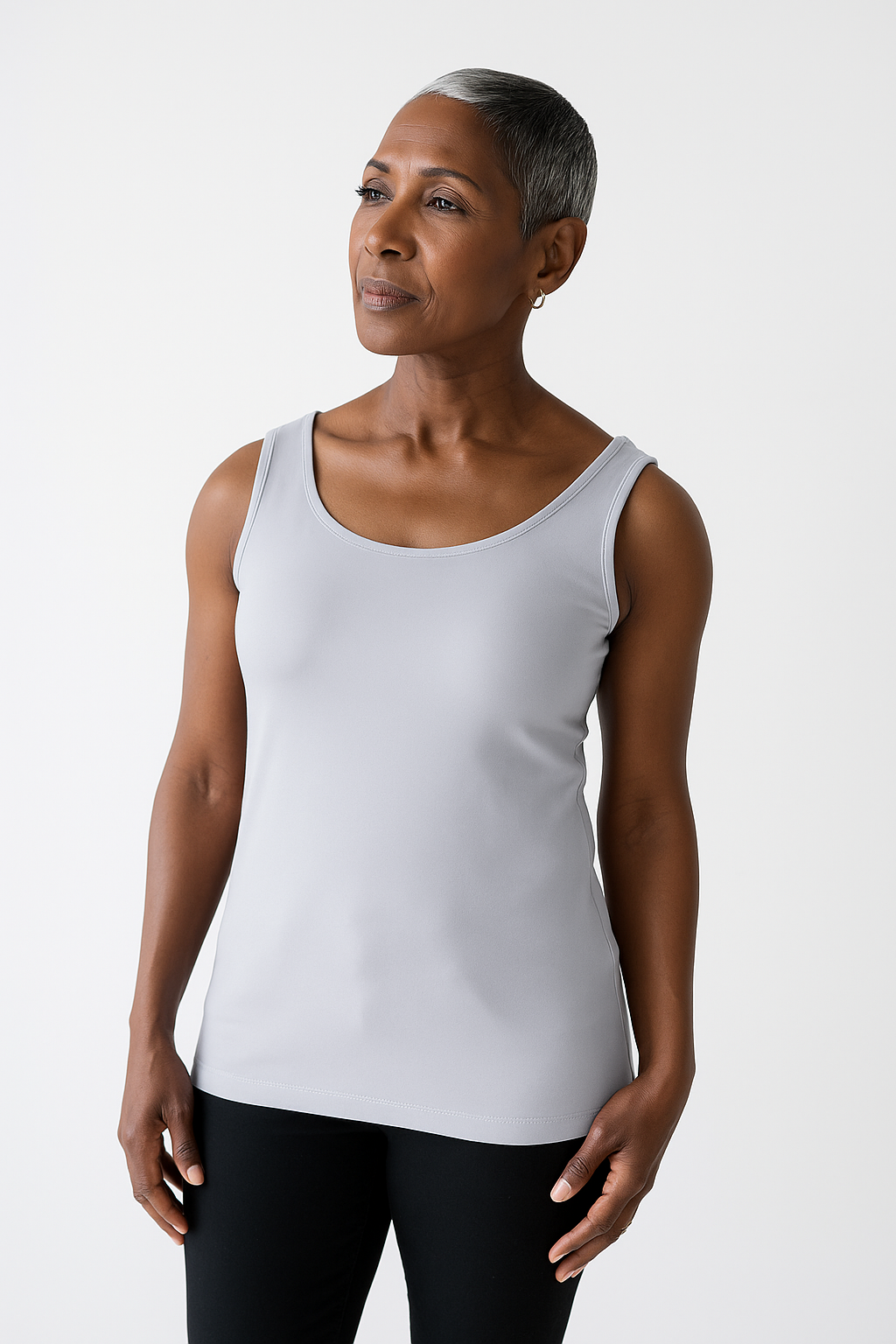 Alexa Scoopneck Layering Tank Top - Seasonal Colors
