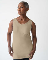 Hannah V-Neck Long Layering Tank Top