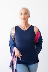 Hannah V-Neck Long Layering Tank Top