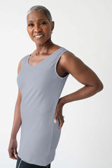 Hannah V-Neck Long Layering Tank Top