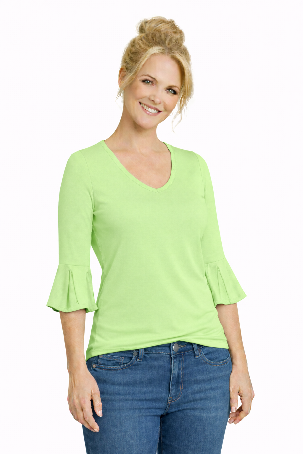 Isabella Flutter Sleeve Tunic