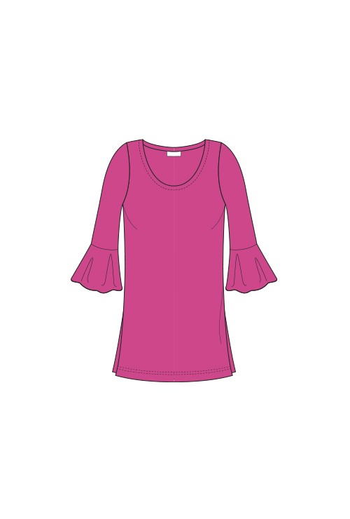 ISABELLA (Flutter Sleeve Tunic)