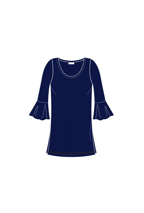 ISABELLA (Flutter Sleeve Tunic)