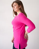Emma Boatneck 3/4 Sleeve Tunic