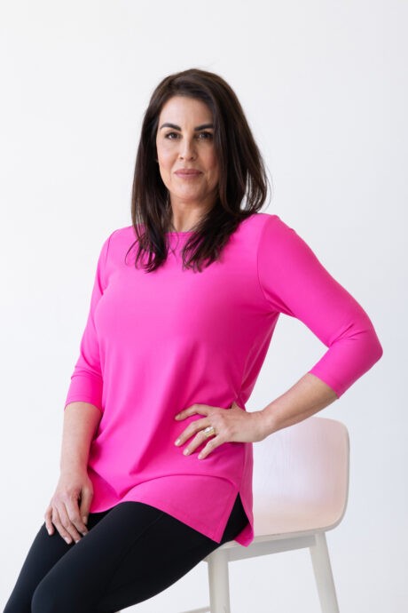 Emma Boatneck 3/4 Sleeve Tunic