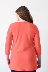 Emma Boatneck 3/4 Sleeve Tunic