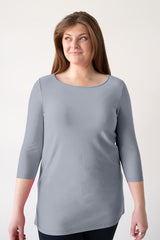 Emma Boatneck 3/4 Sleeve Tunic