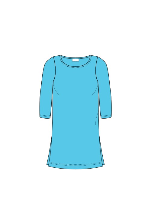 Emma Boatneck 3/4 Sleeve Tunic