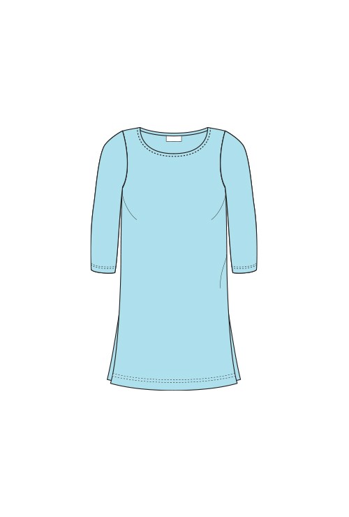 Emma Boatneck 3/4 Sleeve Tunic