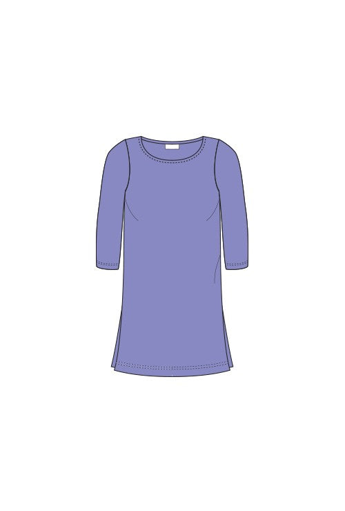 Emma Boatneck 3/4 Sleeve Tunic