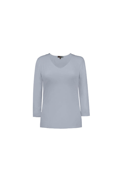 Karen V-Neck 3/4 Sleeve Top (Relaxed Fit) - SALE