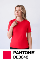 Cathy Jewel Neck Short Sleeve Top