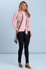 Juliet Jewel Neck Long Sleeve Top