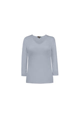 Karen V-Neck 3/4 Sleeve Top (Relaxed Fit) - SALE