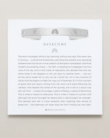 Overcome Engraved Cuff