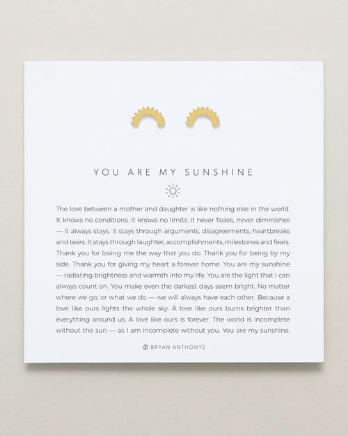 You Are My Sunshine Earrings