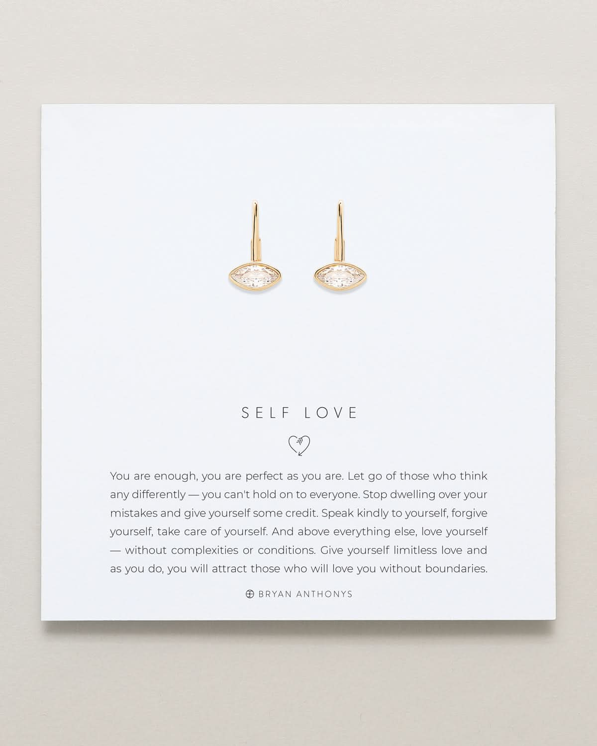 Self Love Marquise Drop Earrings