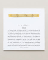 Sea Seeker Hinged Bracelet