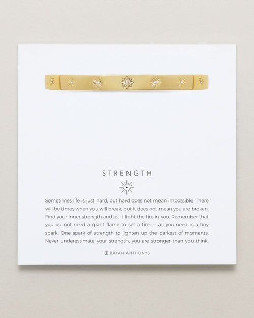 Strength Hinged Bracelet