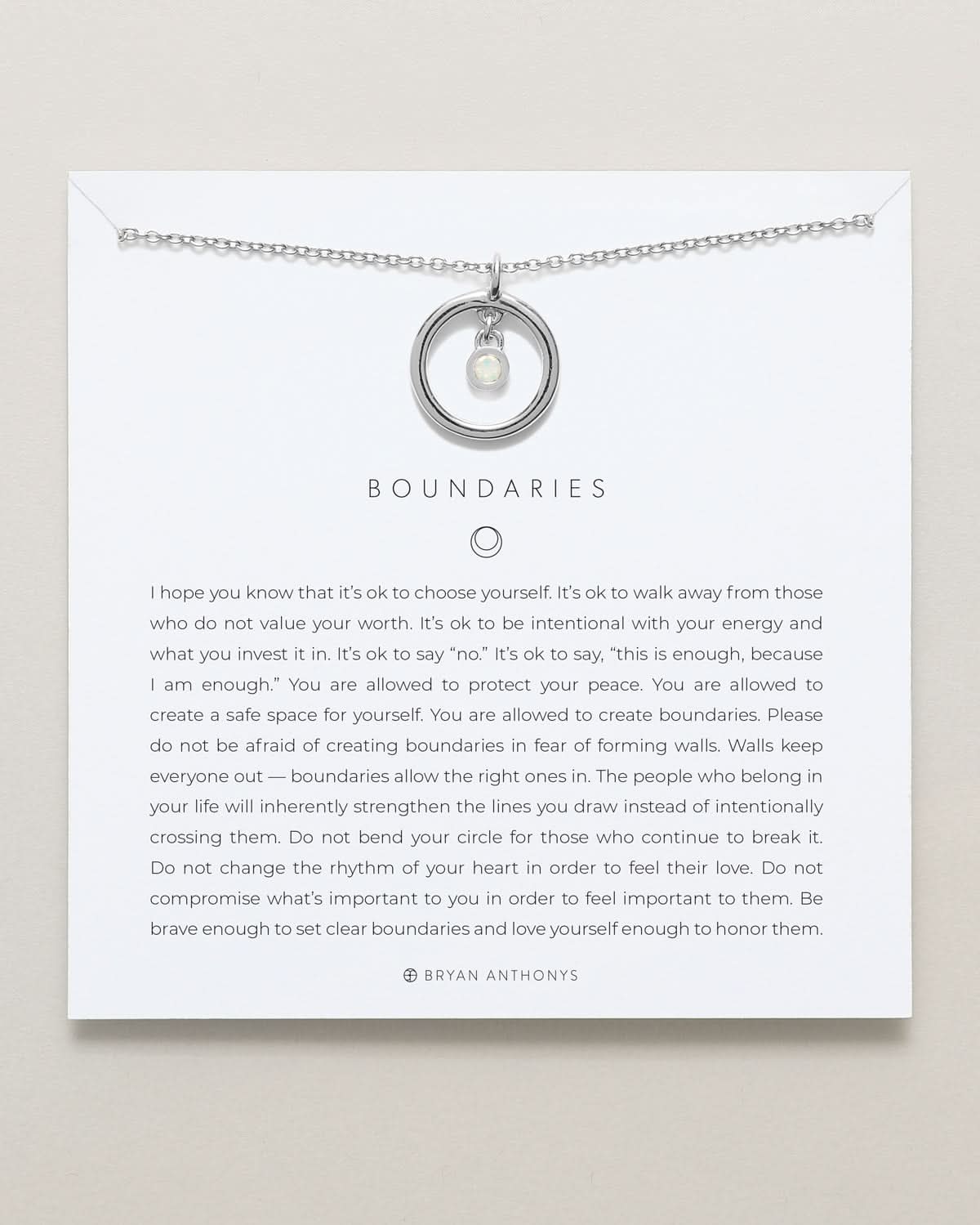 Boundaries Necklace