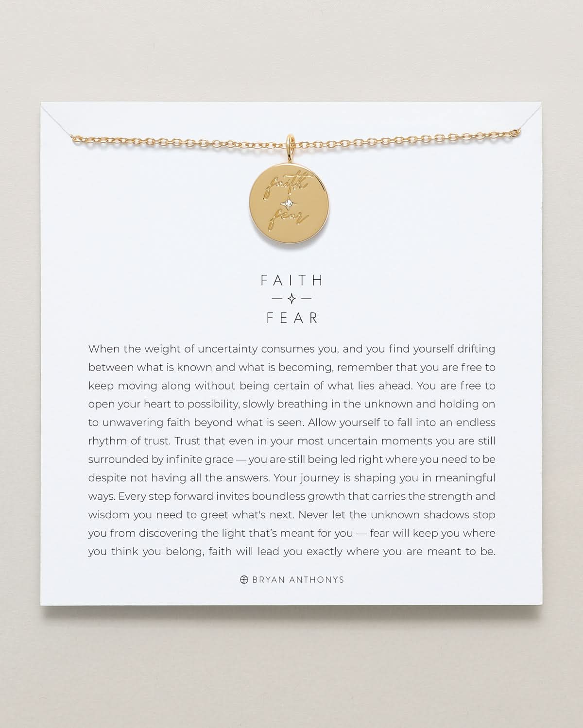 Faith Over Fear Necklace