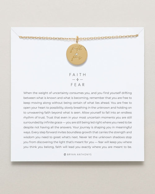 Faith Over Fear Necklace