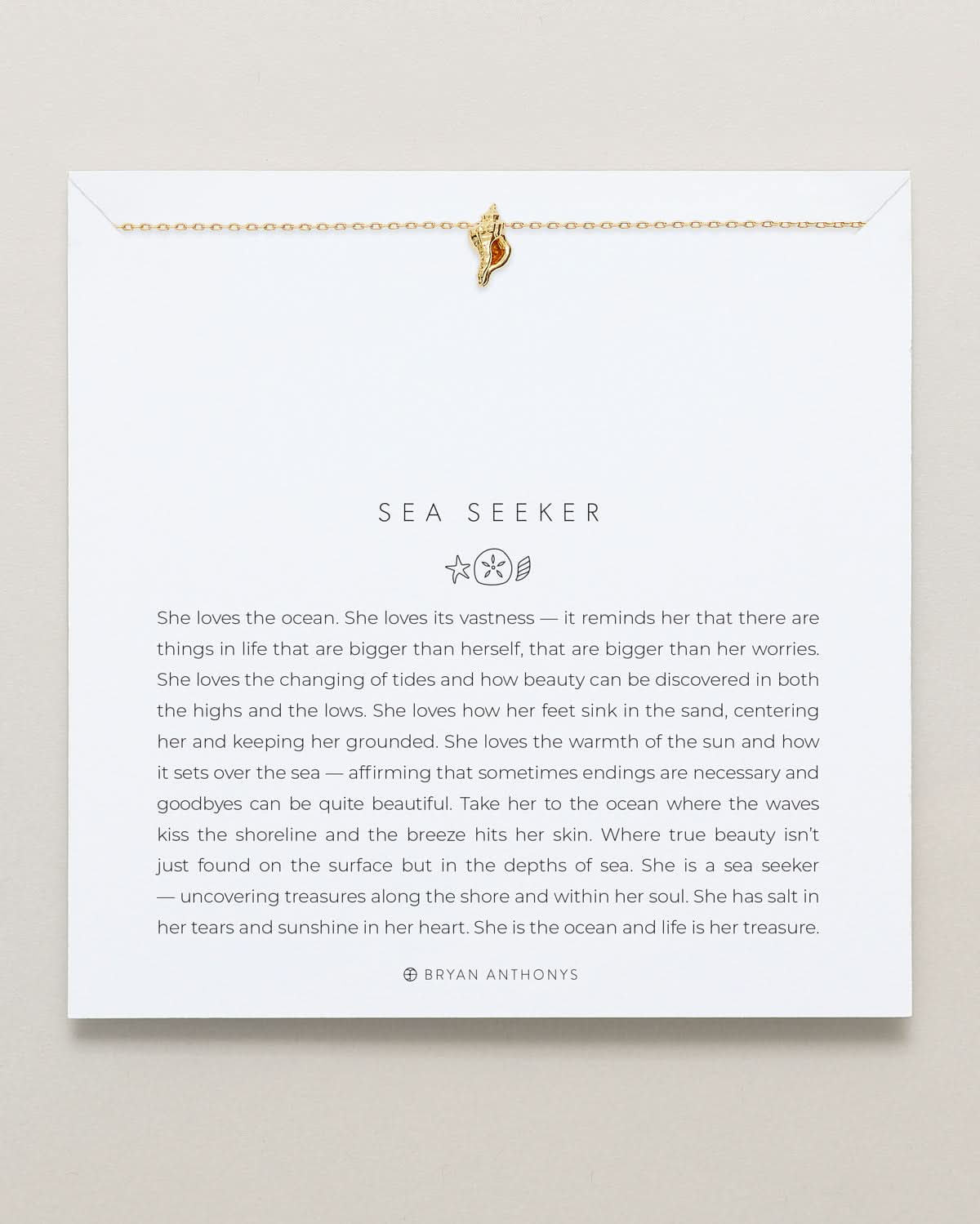 Sea Seeker Icon Necklace