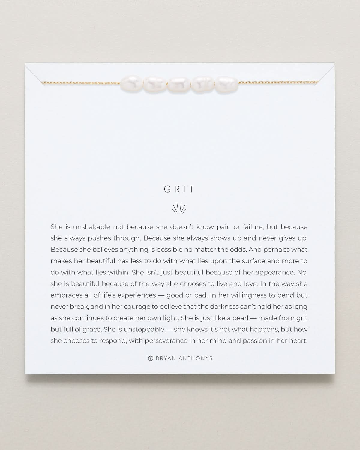 Grit Bead Necklace
