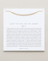 Love The Sky You're Under Pave Necklace