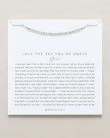 Love The Sky You're Under Pave Necklace