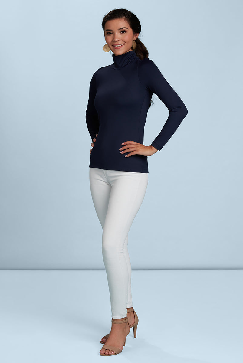 Jackie Turtleneck Long Sleeve Top
